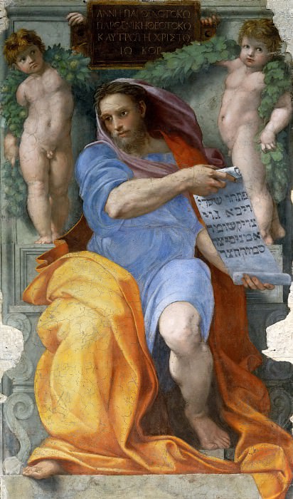 Prophet Isaiah, Raffaello Sanzio da Urbino) Raphael (Raffaello Santi
