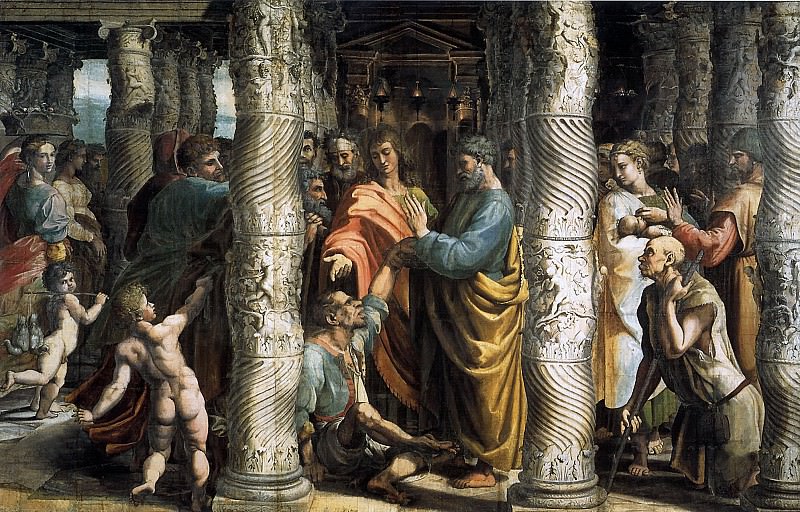 Healing of the Lame Man, Raffaello Sanzio da Urbino) Raphael (Raffaello Santi