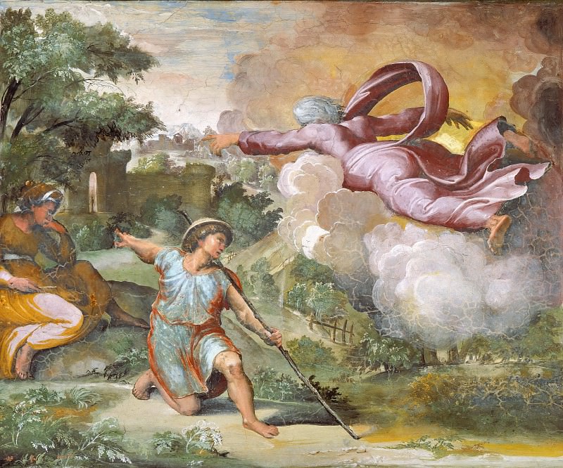 God Appears to Isaac, Raffaello Sanzio da Urbino) Raphael (Raffaello Santi