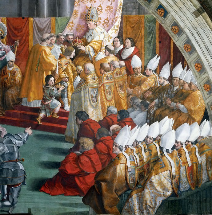 Станца Пожар в Борго: Коронация Карла Великого Папой Львом III на Рождество 799 года