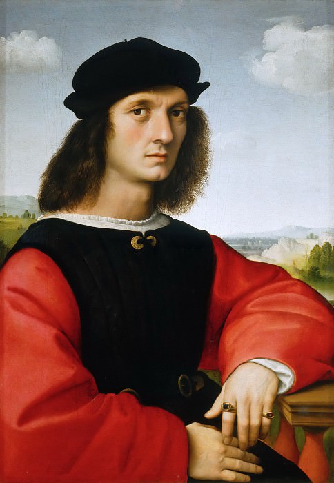 Portrait of Agnolo Doni, Raffaello Sanzio da Urbino) Raphael (Raffaello Santi
