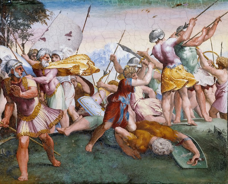 David Kills Goliath, Raffaello Sanzio da Urbino) Raphael (Raffaello Santi