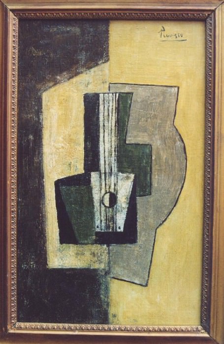1918 Nature morte Е la guitare, Пабло Пикассо (1881-1973) Период: 1908-1918