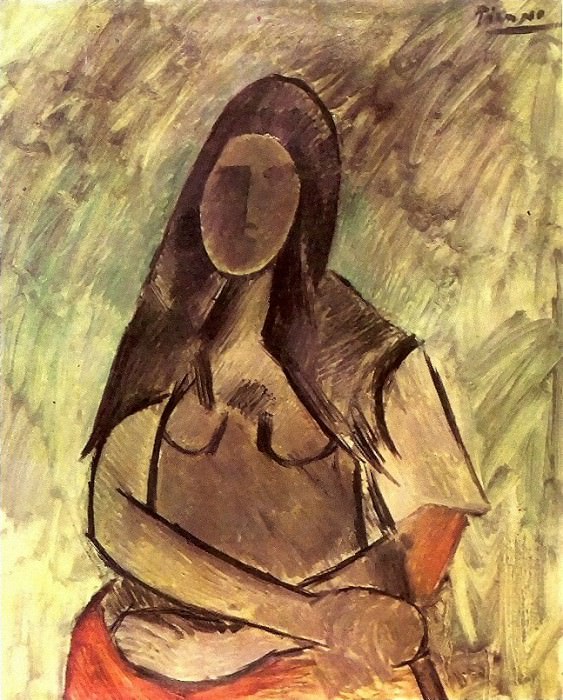 1909 Femme assise , Пабло Пикассо (1881-1973) Период: 1908-1918