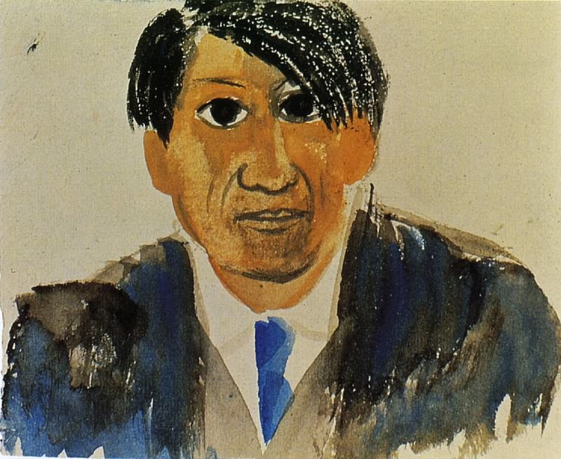 1917 Autoportrait1, Пабло Пикассо (1881-1973) Период: 1908-1918