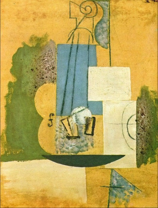1912 Violon1, Пабло Пикассо (1881-1973) Период: 1908-1918