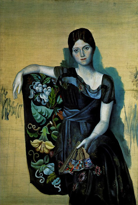 1917 Portrait dOlga dans un fauteuil1, Пабло Пикассо (1881-1973) Период: 1908-1918