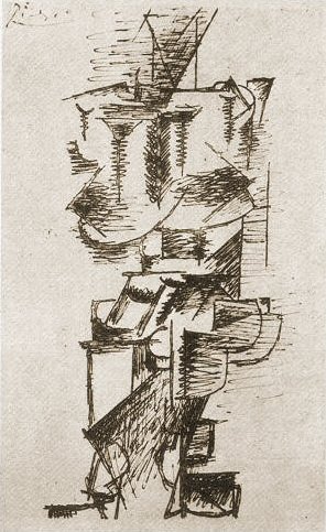 1910 Femme debout, Пабло Пикассо (1881-1973) Период: 1908-1918