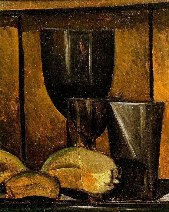 1909 Verres et fruits, Пабло Пикассо (1881-1973) Период: 1908-1918
