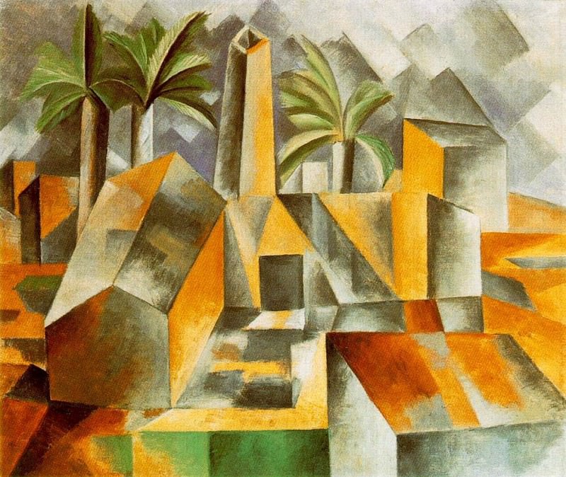 1909 Pressoir dolive Е Horta de Sant Joan , Pablo Picasso (1881-1973) Period of creation: 1908-1918