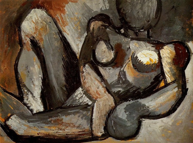1908 Nu couchВ, Пабло Пикассо (1881-1973) Период: 1908-1918