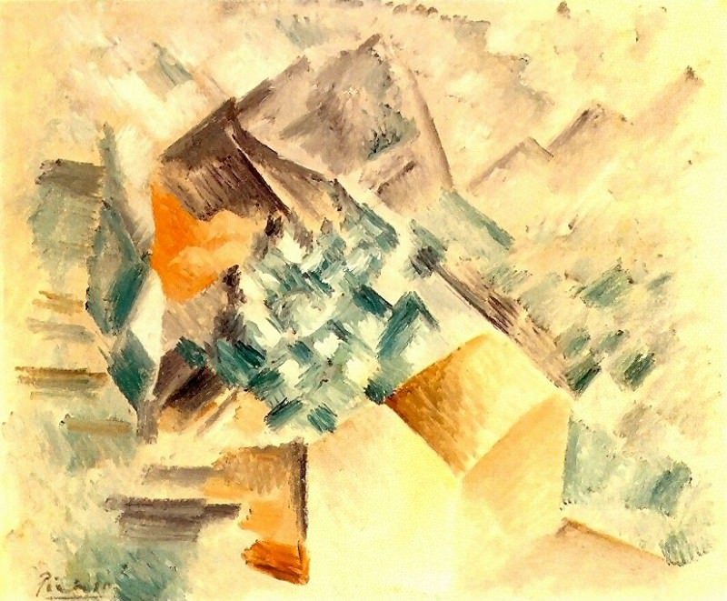 1909 Paysage , Pablo Picasso (1881-1973) Period of creation: 1908-1918
