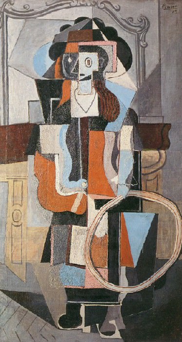 1918 Fillette au cerceau, Пабло Пикассо (1881-1973) Период: 1908-1918