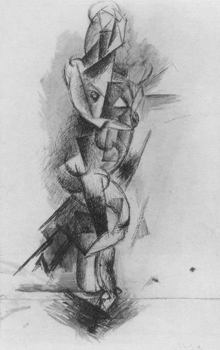 1910 Femme nue2, Пабло Пикассо (1881-1973) Период: 1908-1918