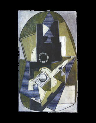 1918 lhomme Е la guitare, Пабло Пикассо (1881-1973) Период: 1908-1918