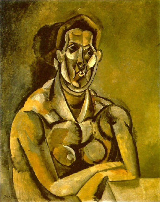 1909 Buste de femme , Пабло Пикассо (1881-1973) Период: 1908-1918