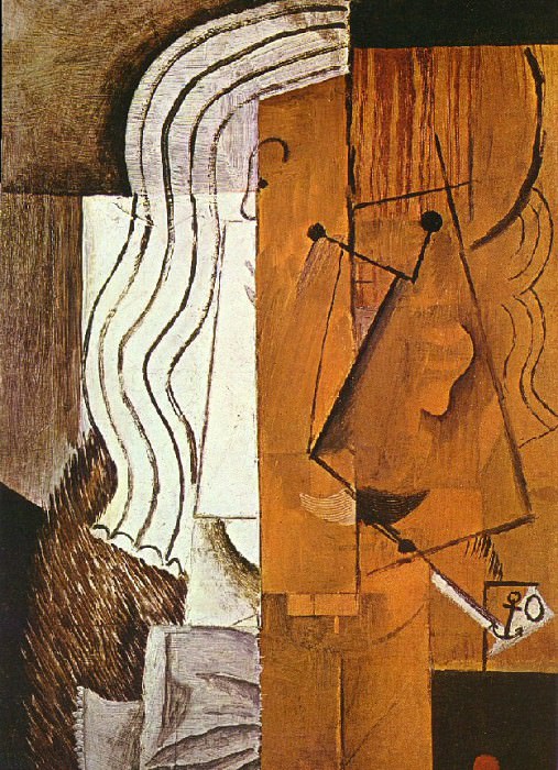 1913 TИte dhomme1, Pablo Picasso (1881-1973) Period of creation: 1908-1918