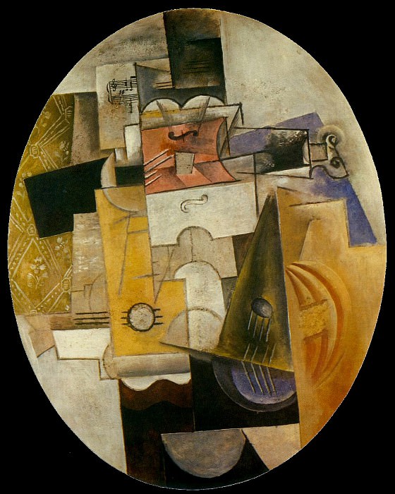 1913 Instruments de musique, Пабло Пикассо (1881-1973) Период: 1908-1918