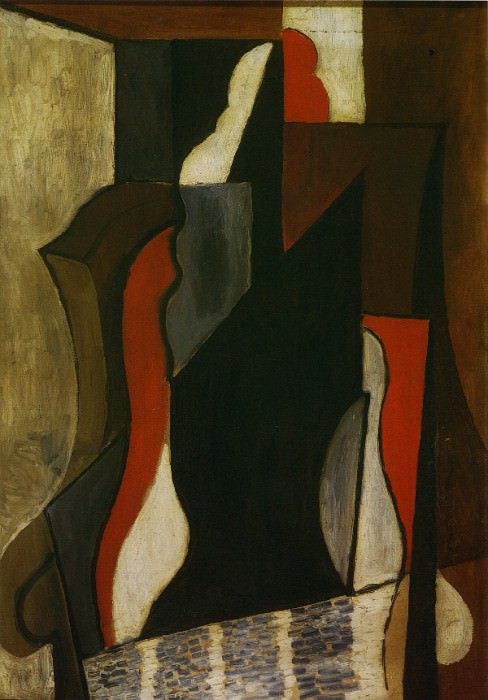 1917 Personnage dans un fauteuil, Пабло Пикассо (1881-1973) Период: 1908-1918