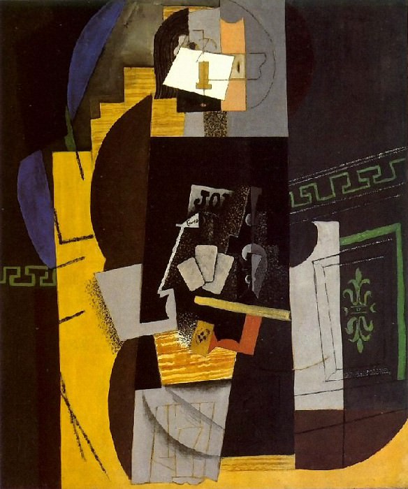 1913 Joueur de cartes1, Пабло Пикассо (1881-1973) Период: 1908-1918