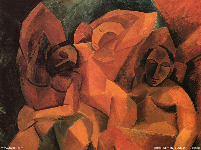 1908 trois femmes dВtail, Пабло Пикассо (1881-1973) Период: 1908-1918