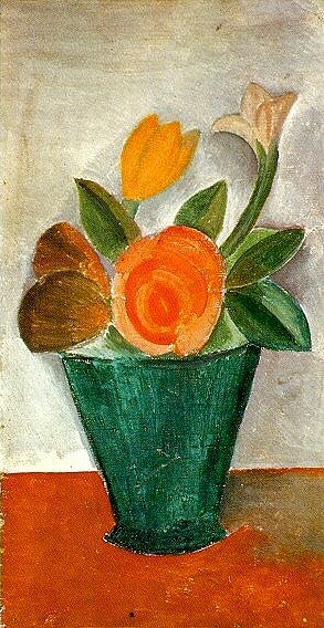 1908 Pot de fleurs, Пабло Пикассо (1881-1973) Период: 1908-1918