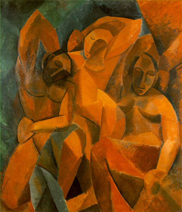 1908 Trois femmes, Pablo Picasso (1881-1973) Period of creation: 1908-1918
