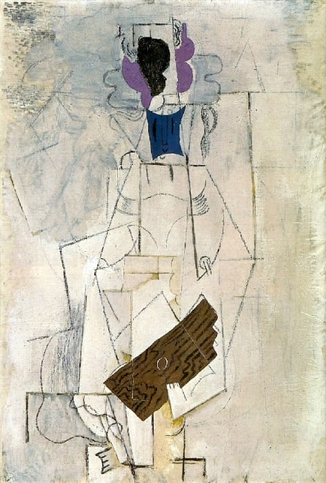 1911 Femme Е la guitare, Pablo Picasso (1881-1973) Period of creation: 1908-1918