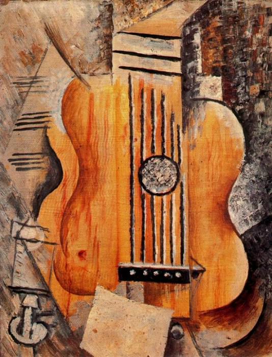1912 Guitare Jaime Eva, Pablo Picasso (1881-1973) Period of creation: 1908-1918