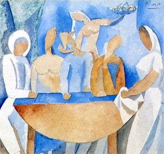 1908 Carnaval au bistrot [Рtude], Pablo Picasso (1881-1973) Period of creation: 1908-1918