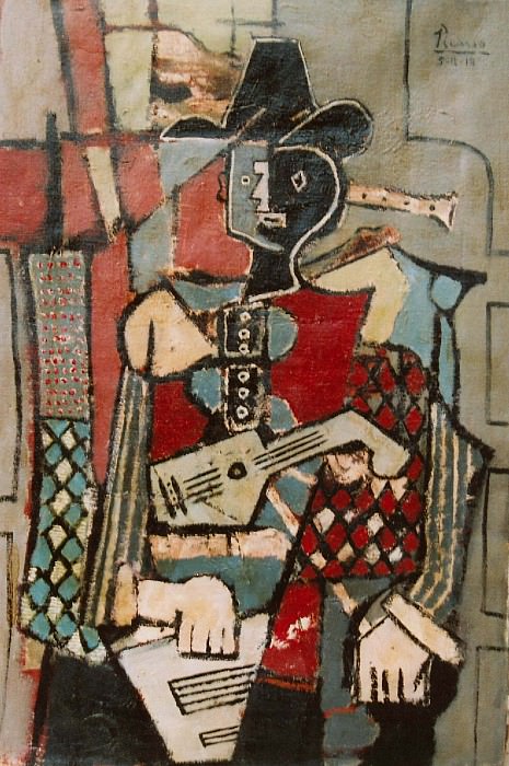 1918 Arlequin1, Пабло Пикассо (1881-1973) Период: 1908-1918