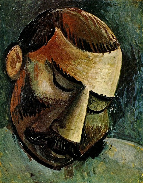1908 TИte dhomme2, Пабло Пикассо (1881-1973) Период: 1908-1918
