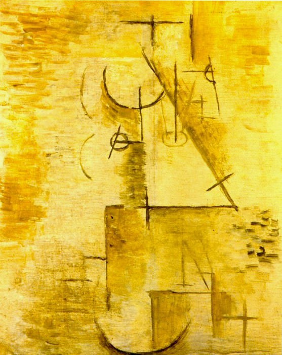 1911 TИte, Pablo Picasso (1881-1973) Period of creation: 1908-1918