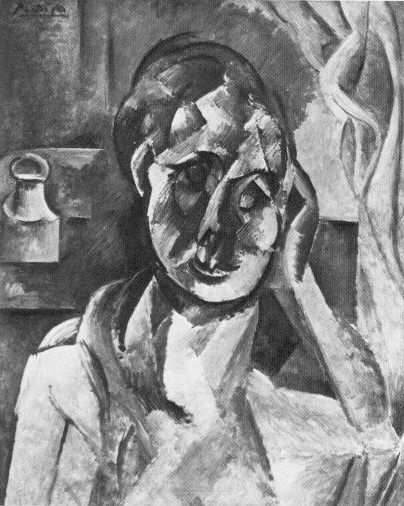 1909 Femme et pot de moutarde, Пабло Пикассо (1881-1973) Период: 1908-1918