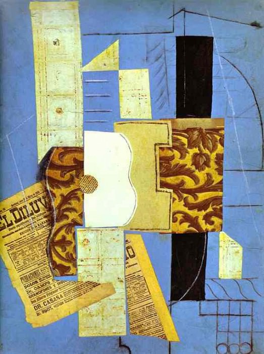 1913 Guitare, Pablo Picasso (1881-1973) Period of creation: 1908-1918