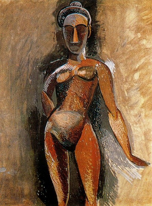 1908 Femme nue debout, Пабло Пикассо (1881-1973) Период: 1908-1918