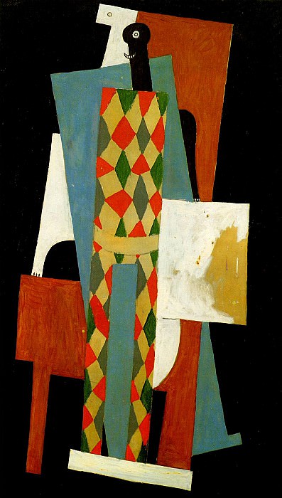 1915 Arlequin, Пабло Пикассо (1881-1973) Период: 1908-1918