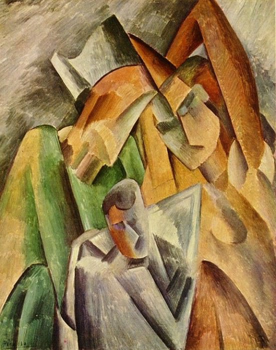 1909 Famille dArlequin, Пабло Пикассо (1881-1973) Период: 1908-1918