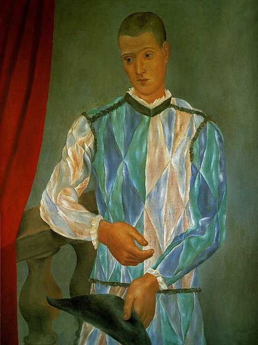 1917 Larlequin de Barcelone, Пабло Пикассо (1881-1973) Период: 1908-1918