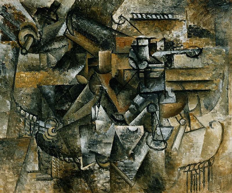 1910 verre dabsinthe, Pablo Picasso (1881-1973) Period of creation: 1908-1918