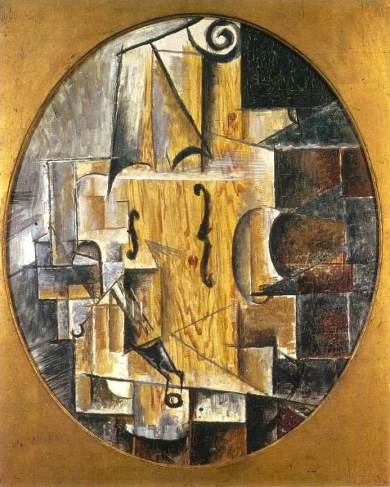 1912 Violon vertical, Пабло Пикассо (1881-1973) Период: 1908-1918
