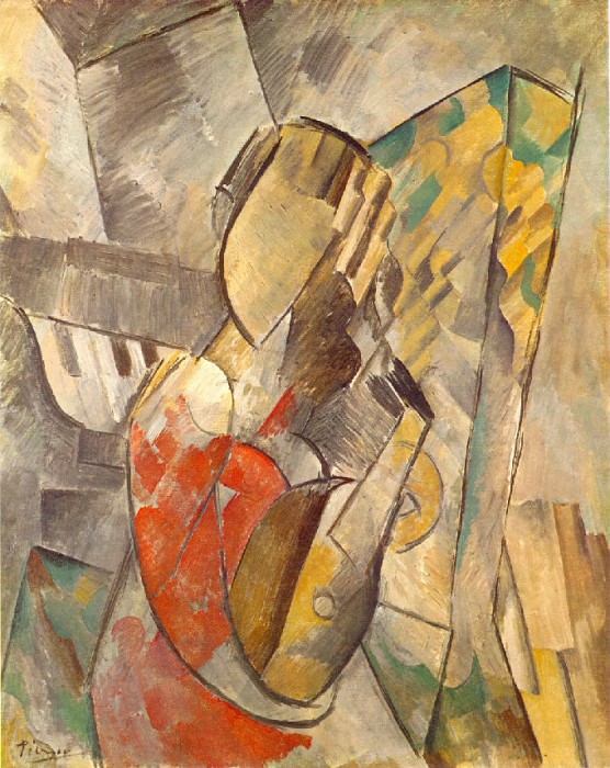 1909 Femme Е la mandoline, Пабло Пикассо (1881-1973) Период: 1908-1918