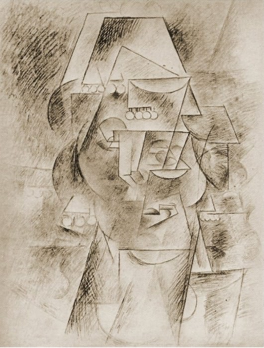 1911 TИte despagnole, Pablo Picasso (1881-1973) Period of creation: 1908-1918