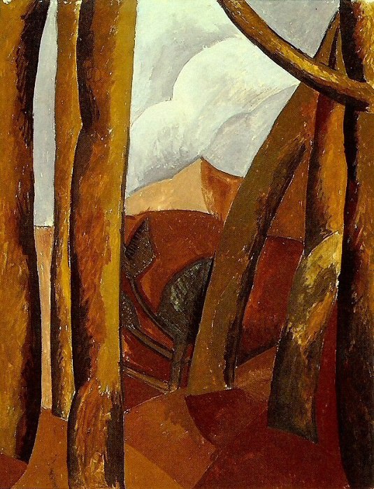 1908 Paysage5, Пабло Пикассо (1881-1973) Период: 1908-1918