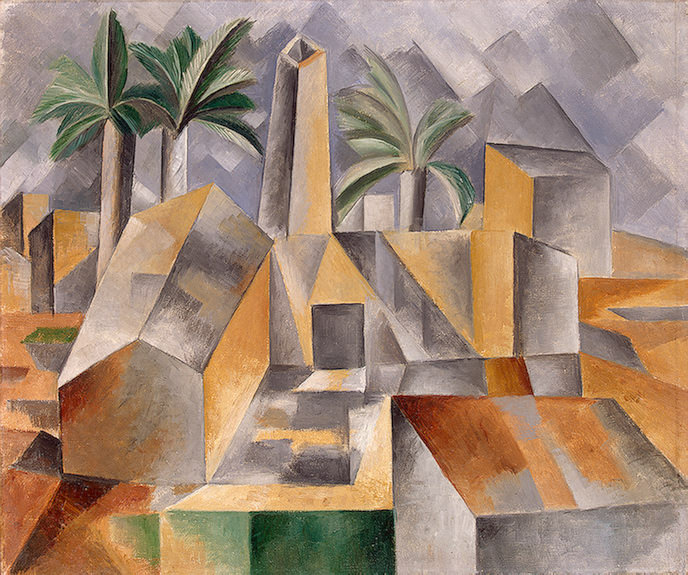 1909 Usine de briques Е Tortosa, Pablo Picasso (1881-1973) Period of creation: 1908-1918