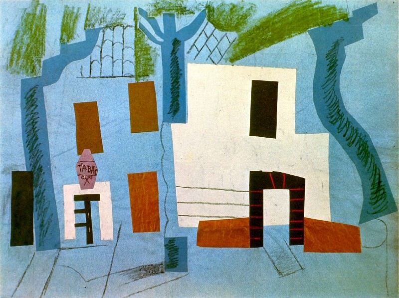1913 Paysage de CВret, Пабло Пикассо (1881-1973) Период: 1908-1918