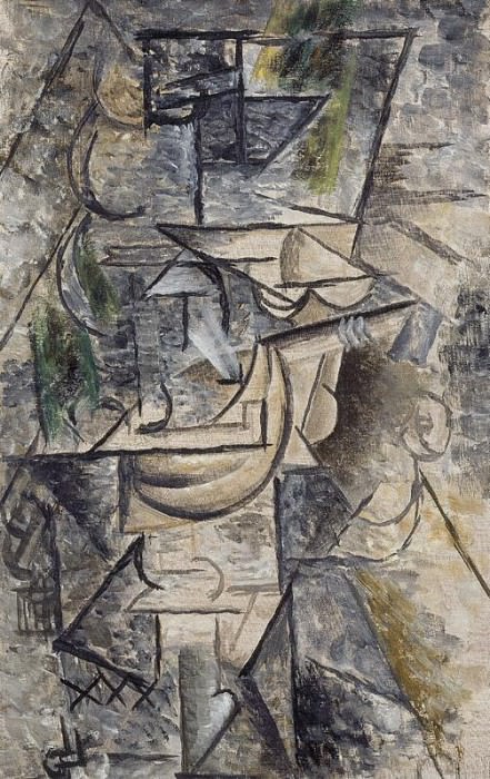 1911 La mandoliniste assise, Pablo Picasso (1881-1973) Period of creation: 1908-1918