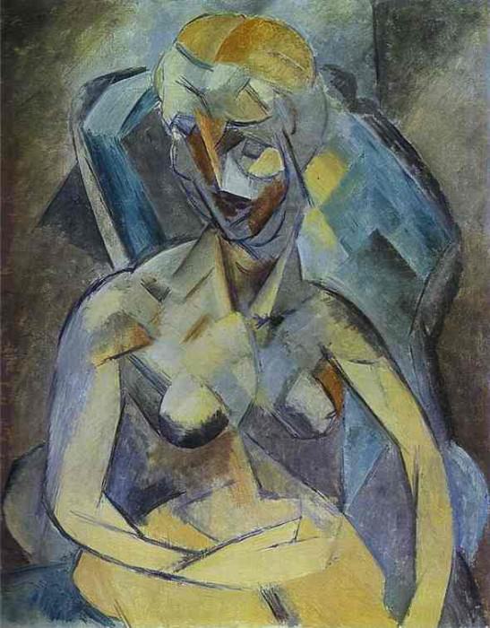 1909 jeune Femme, Пабло Пикассо (1881-1973) Период: 1908-1918