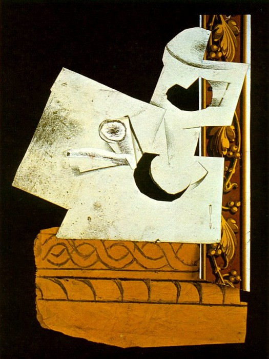 1914 Pipe et verre, Pablo Picasso (1881-1973) Period of creation: 1908-1918