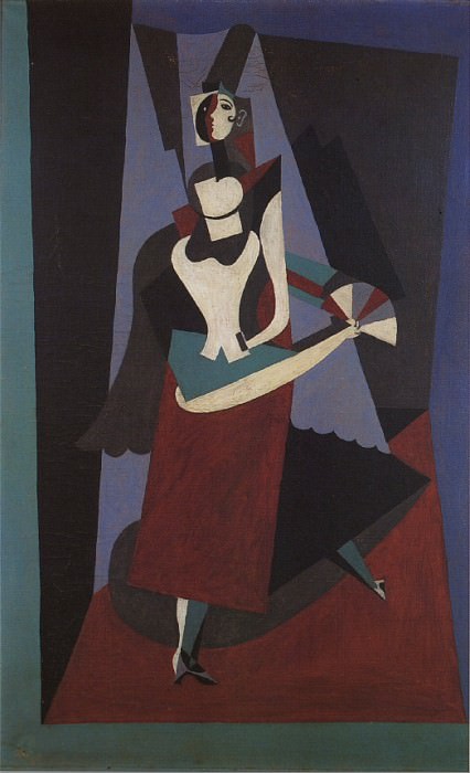 1917 Blanquita Suаrez Е lВventail, Пабло Пикассо (1881-1973) Период: 1908-1918